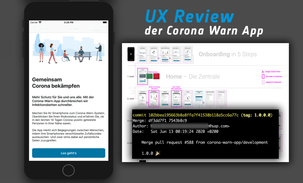 UX Review der Corona Warn App – Ein erster Eindruck
